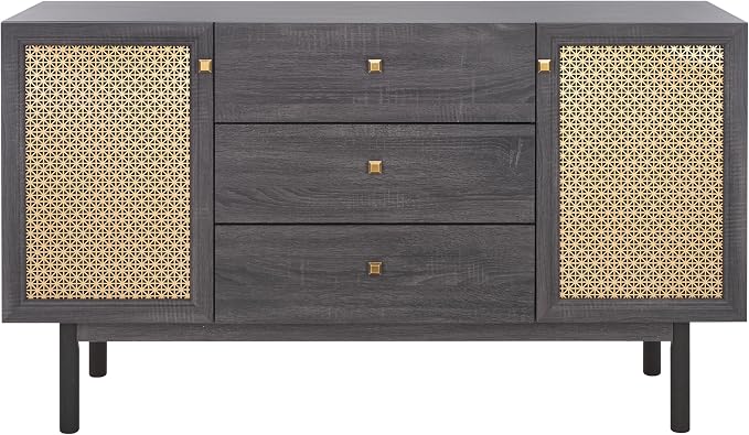 Distressed Black/Gold