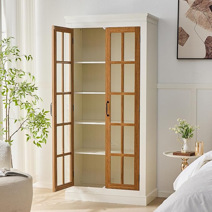 Brown + White W/ Lattice Window