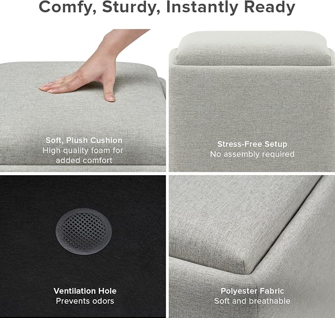 Light Gray Fabric, Cube