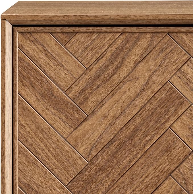 Walnut Herringbone Sideboard