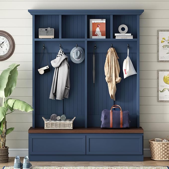 Blue/Coat Rack