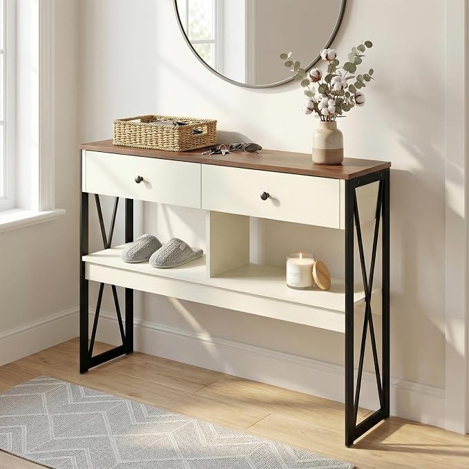 Walnut&white