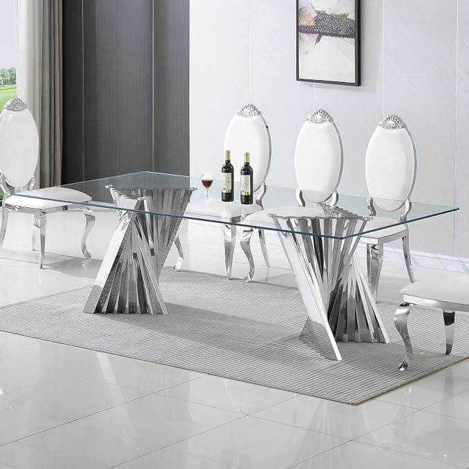 Silver Dining Table