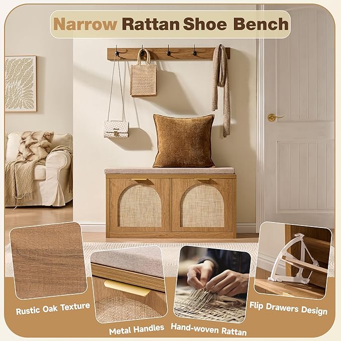Rustic Oak Rattan