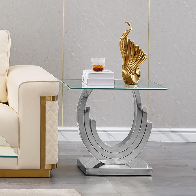 Silver End Table