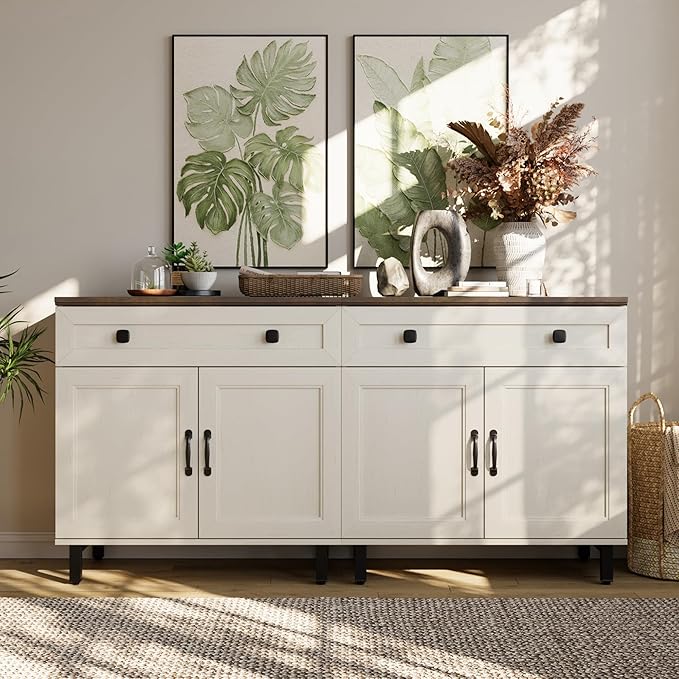 Rustic White Grain