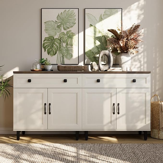 Rustic White Grain
