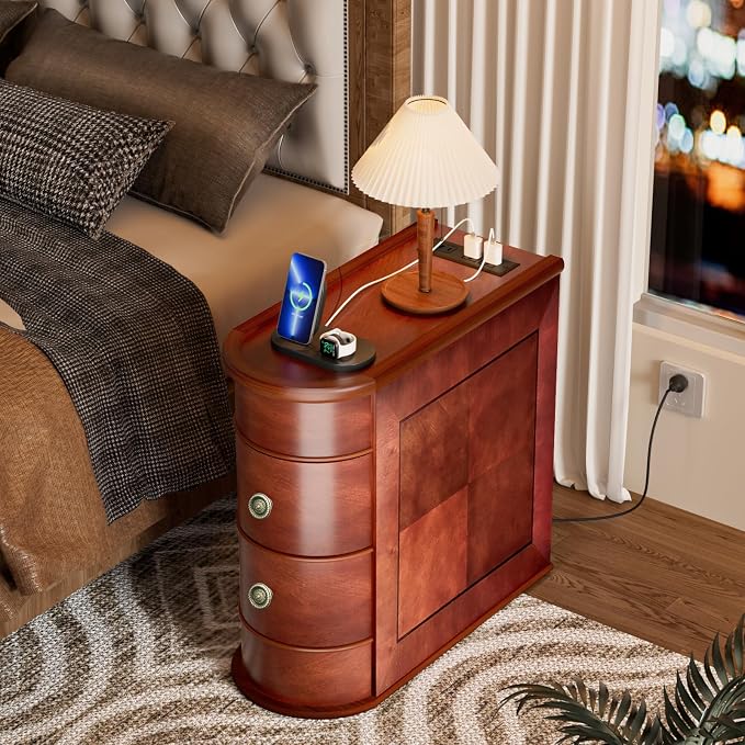 End Table With Charging Station