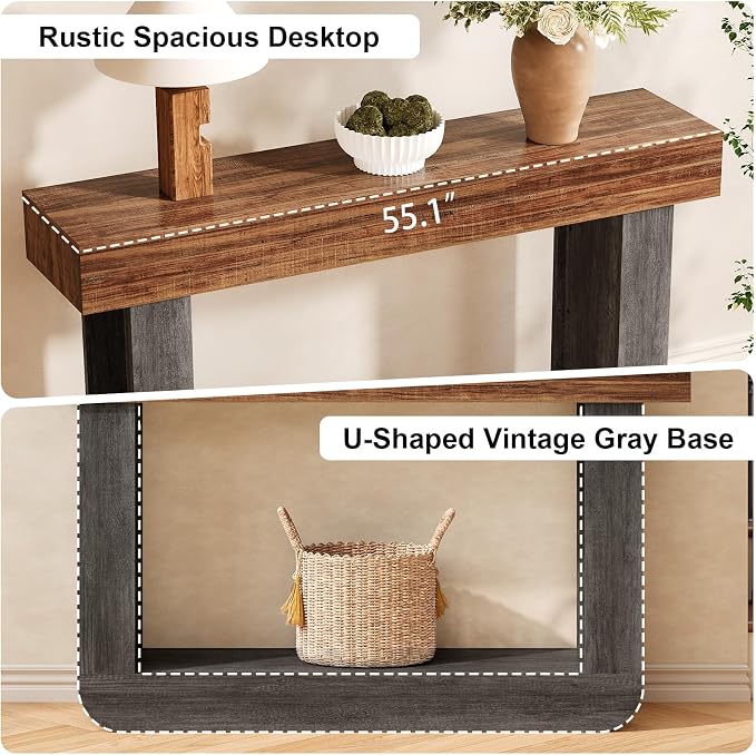 Striped Brown + Gray