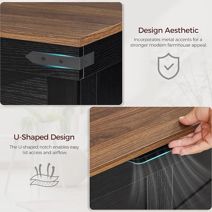 Black + Walnut