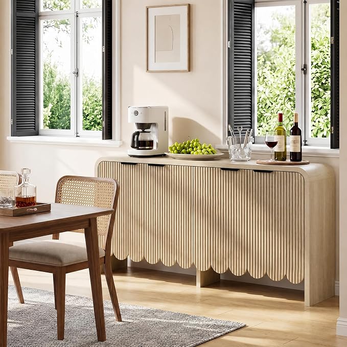 Beige-4 Door-buffet