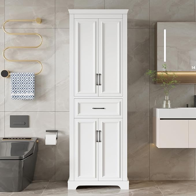 White/4 Doors & 1 Drawer