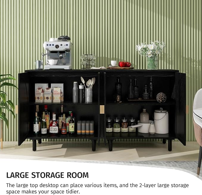 Black 2 Doors Set of 2