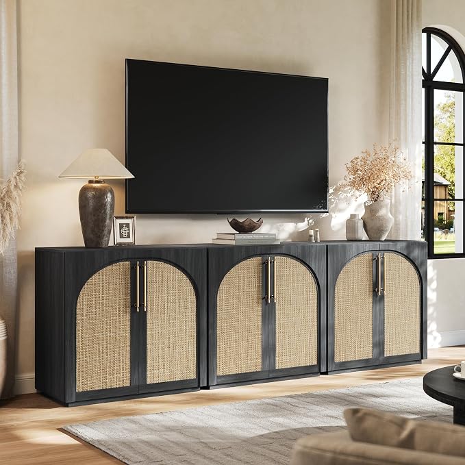 Black-rattan Doors