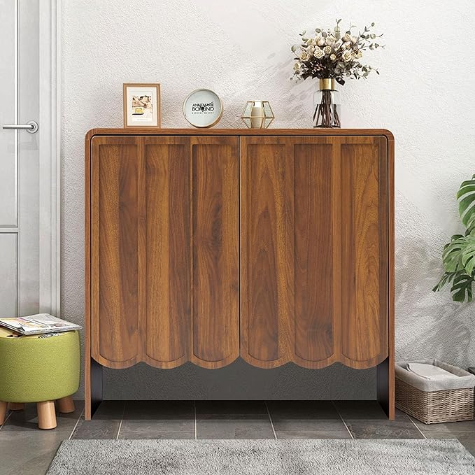 2 Doors Walnut 2 Sets