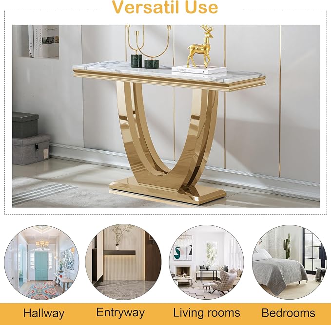 White Gold Console