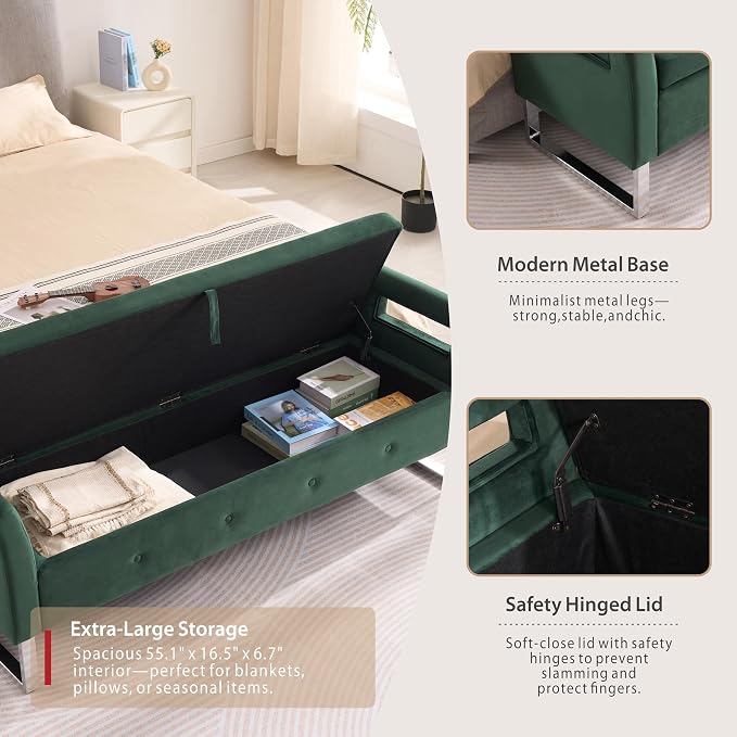 Green Velvet 67.9''