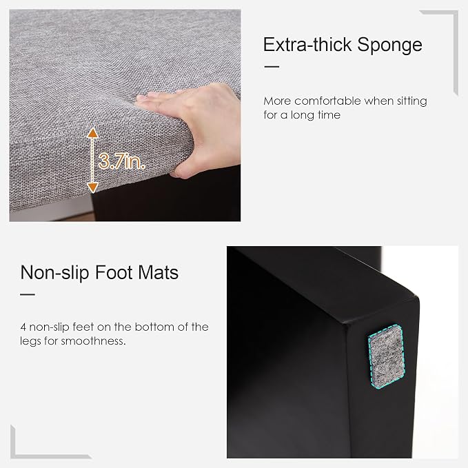 Grey + Black Wood