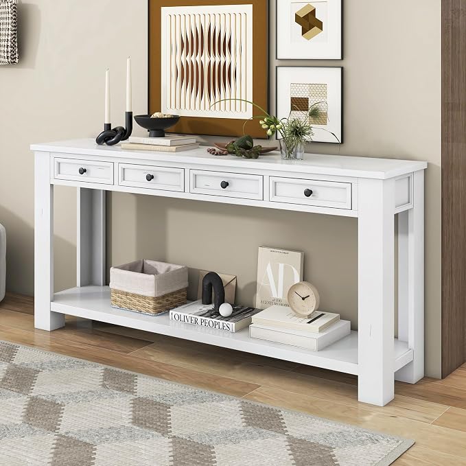 Antique White 4-drawer