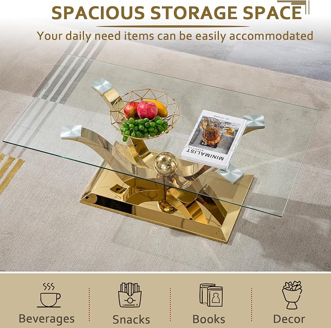 Gold Coffee Table