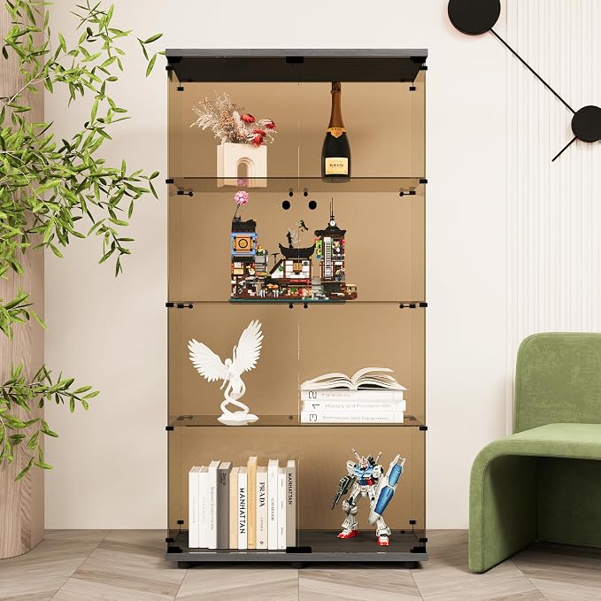 64.7'' 4-layer Double Door Tawny