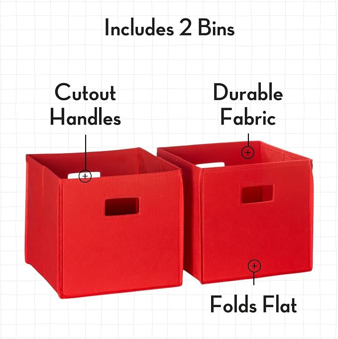Pure White With Red Bins