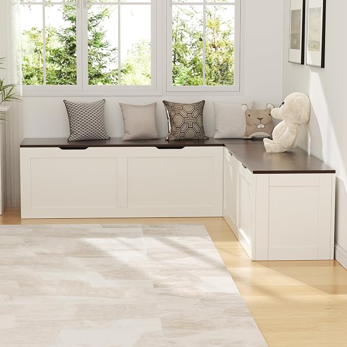 Walnut and White