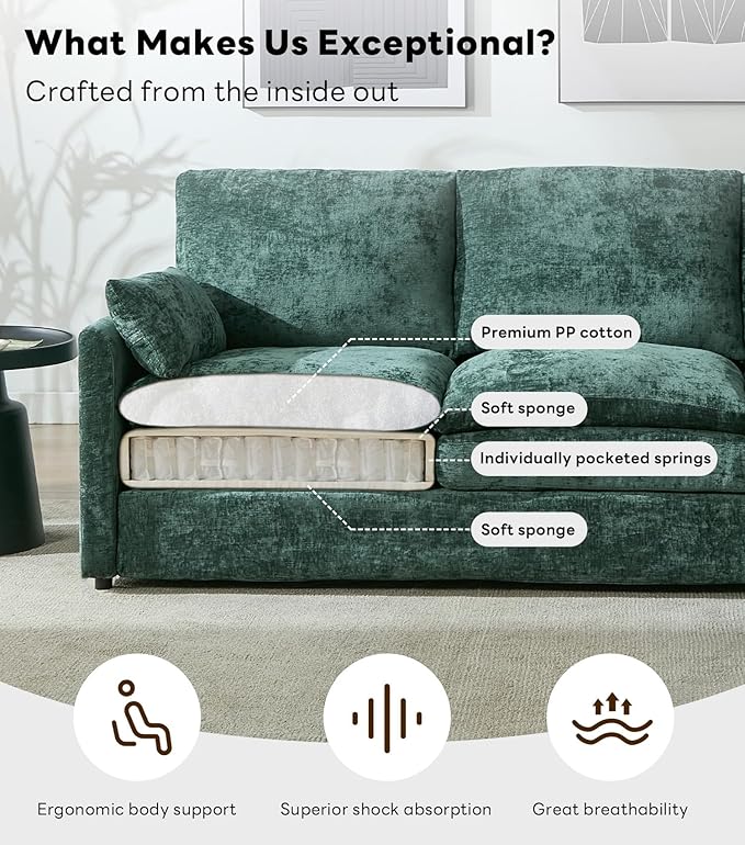 Chenille-green