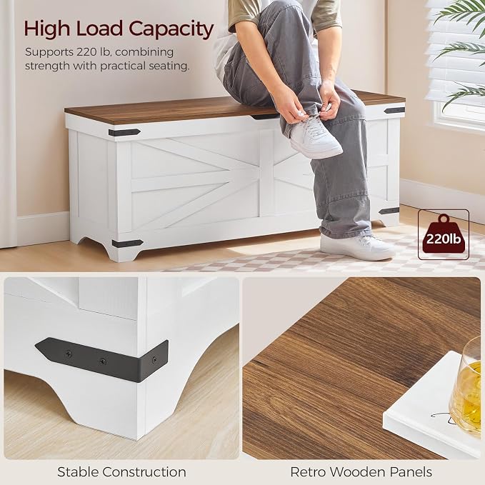 White + Walnut