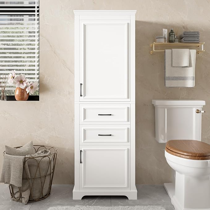 White/2 Drawers