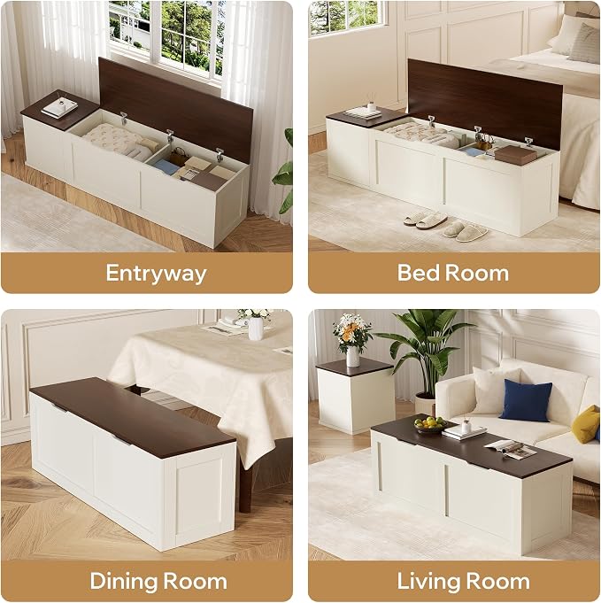 Walnut and White