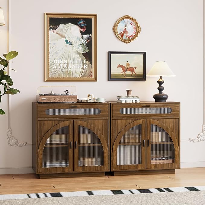 Sideboard W/Drawers_walnut