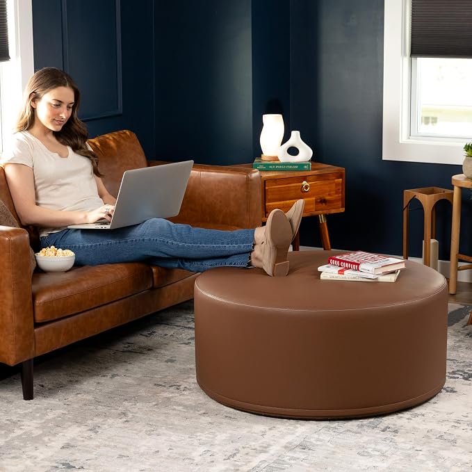 Faux Leather Walnut
