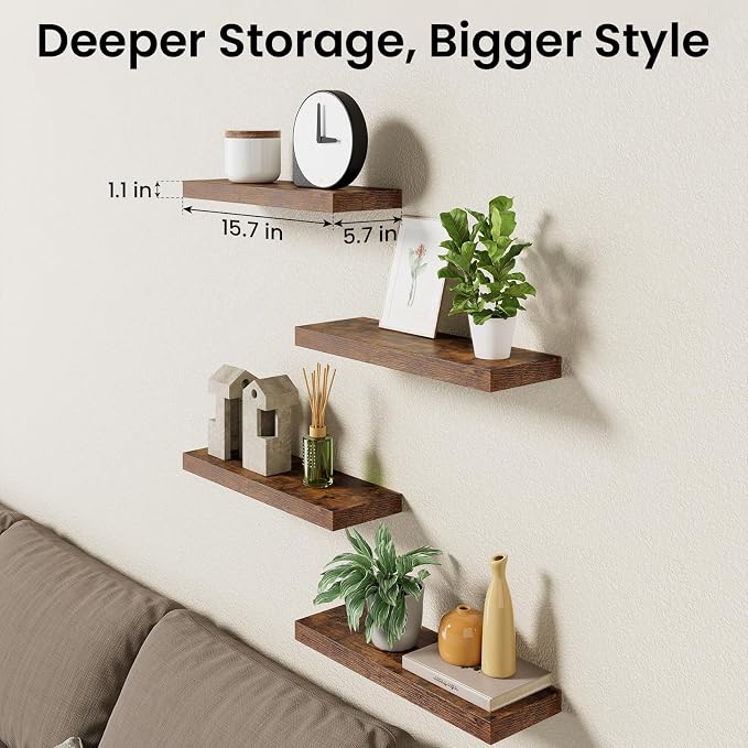 B. Rustic Brown - Americana Farmhouse Style
