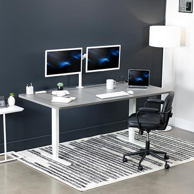 Dark Gray Top / White Frame