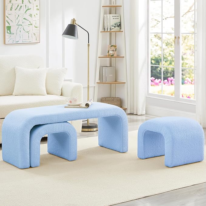 Light Blue 44''w 3-piece