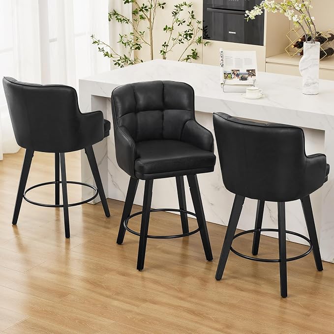 Black- Faux Leather