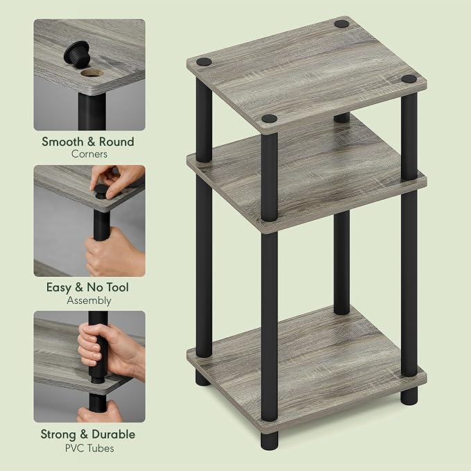 Grey Oak/Black