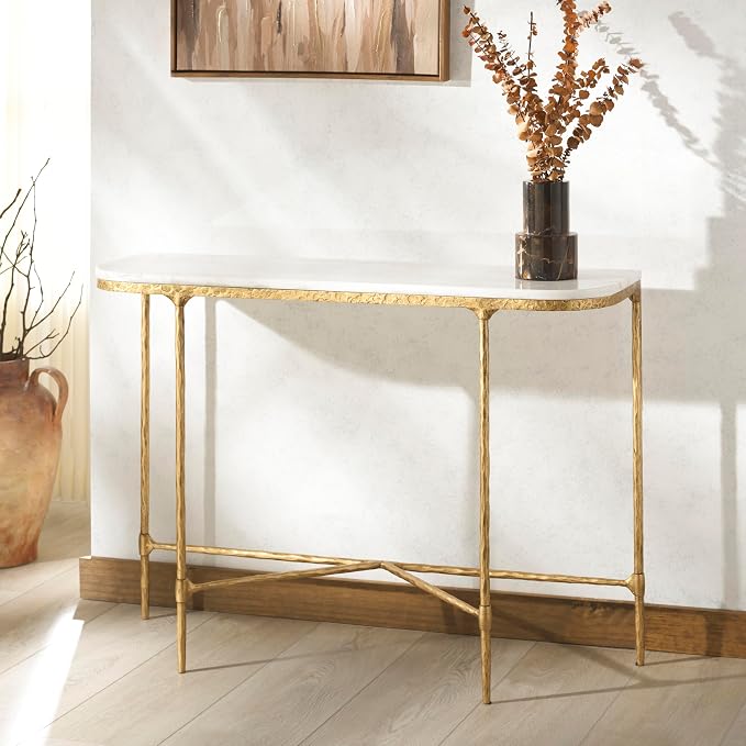 Brass/White