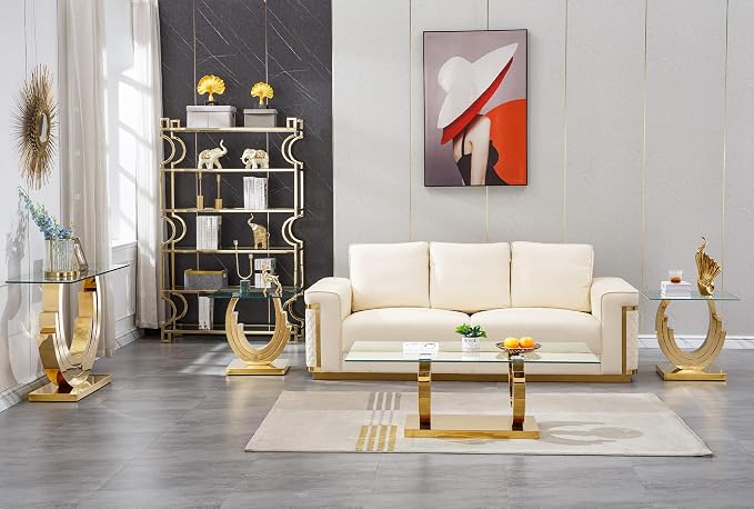 Gold Console Table
