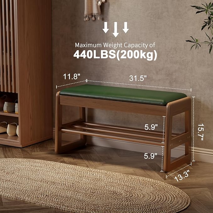 Green Upholstered Seat