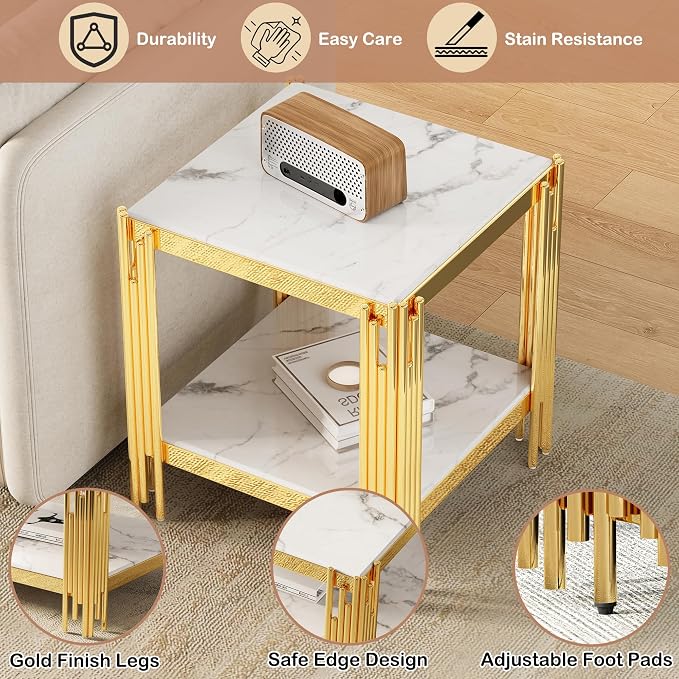 Gold+white