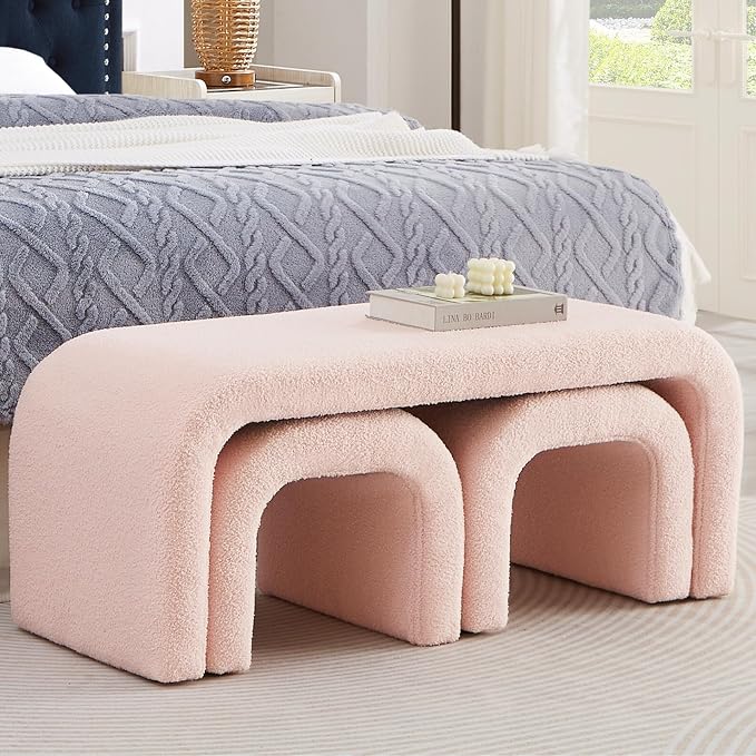 Pink 44''w 3-piece