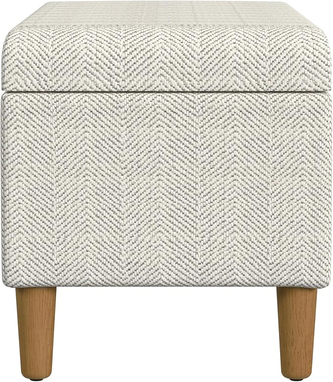 Cream Chevron Woven