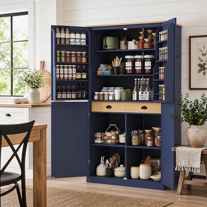 Blue + Mdf + Farmhouse