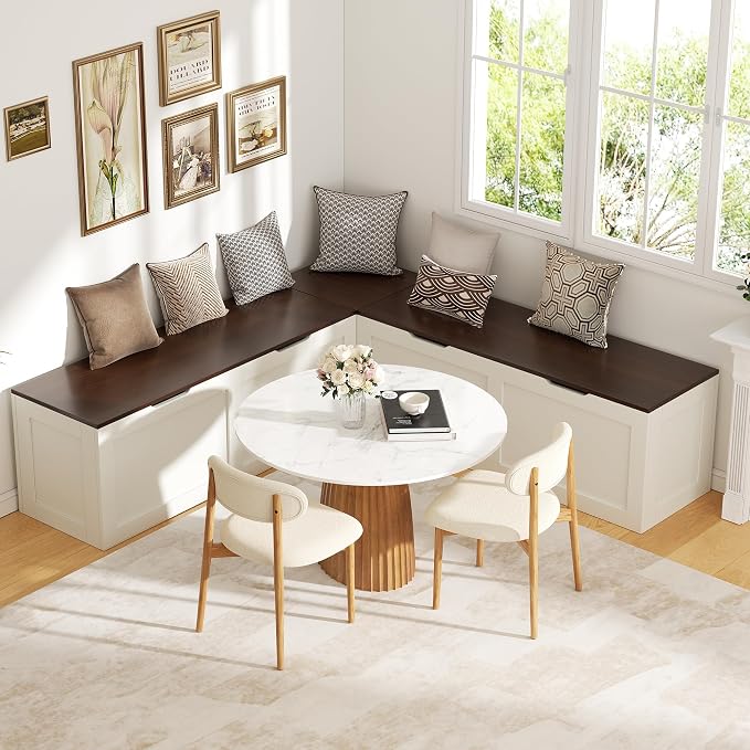 Walnut and White