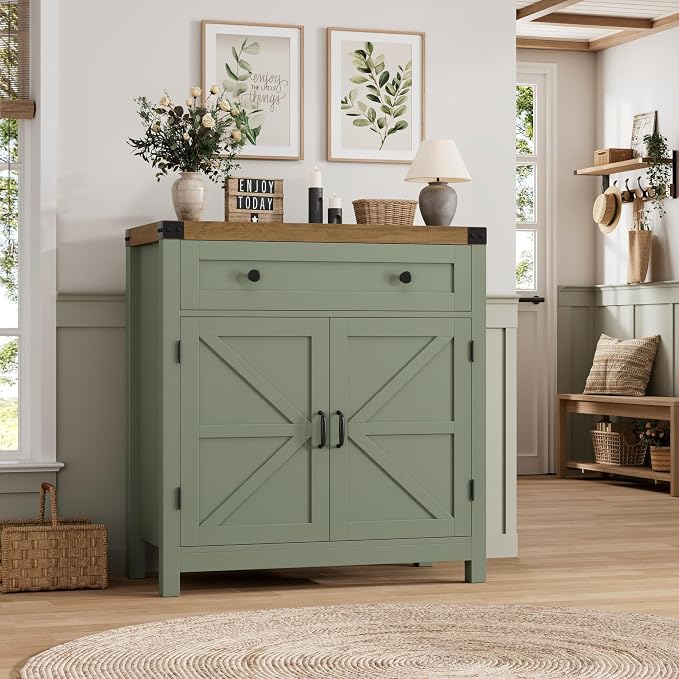 Green / Rustic Brown