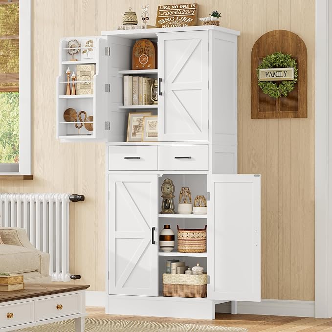 White, Door Shelves