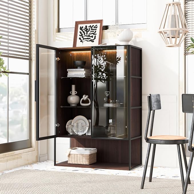 Black + Dark Walnut