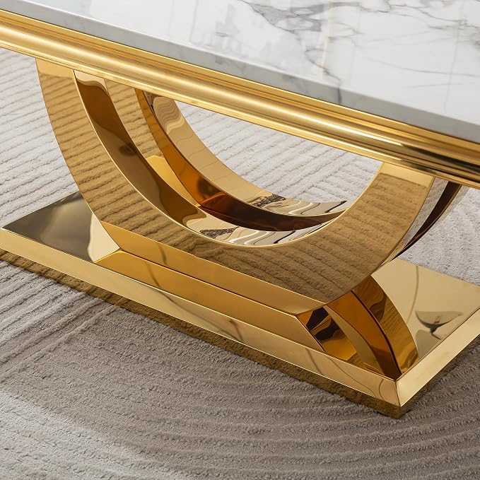 White/ Gold-u Legs